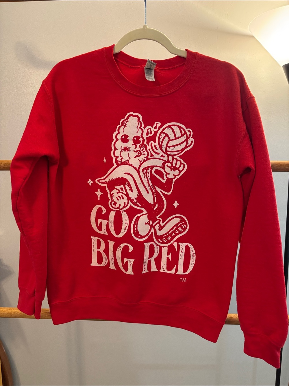 Nebraska Husker volleyball crew neck